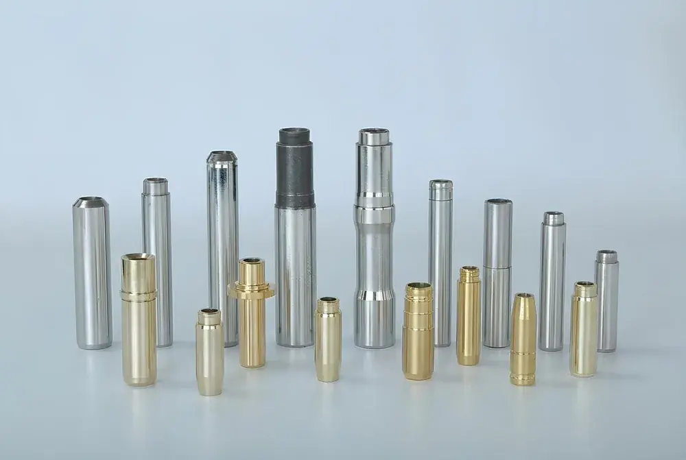 Precision manufactured valve guides